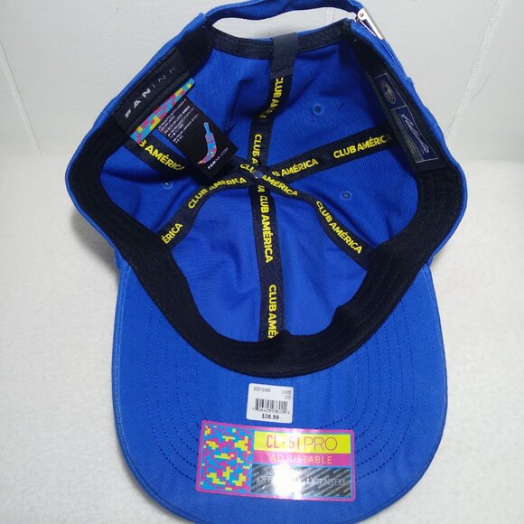 FAN INK CL-51 PRO Club America Licensed Cap Hat Ajustable Blue Soccer Football - Picture 8 of 12
